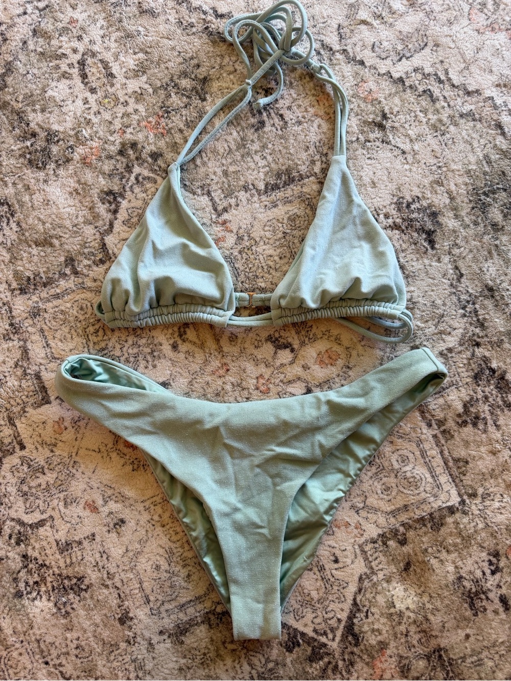 Dippin Daisy’s Green Sparkle Bikini